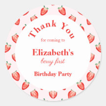 Strawberry Berry Primeiro Aniversário