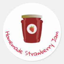 Strawberry Jam Stickers