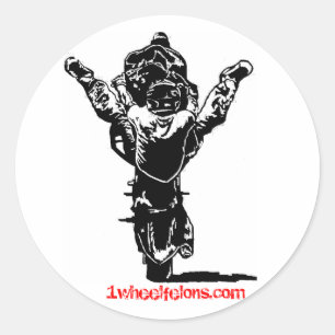 Adesivo Redondo Streetbike Stunt Sticker Spreader 1wheelfelons.com
