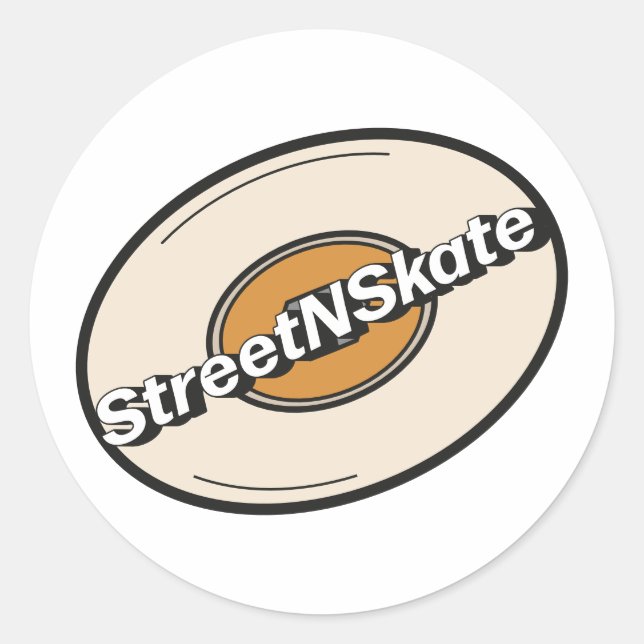 Adesivo Redondo StreetNSkate (Frente)