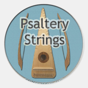 Adesivo Redondo Strickers de Rede de Strings Psaltery