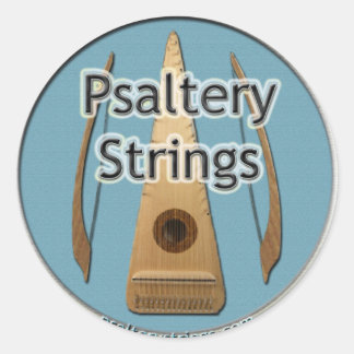 Adesivo Redondo Strickers de Rede de Strings Psaltery