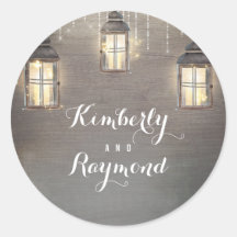 String Lights Lanternas Rustic Wedes