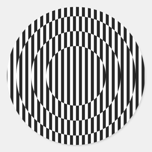 Adesivo Redondo Stripes, indo em círculo! (Frente)