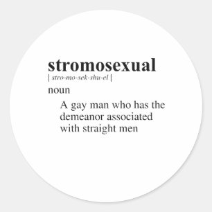 ADESIVO REDONDO STROMOSEXUAL