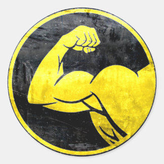 Adesivo Redondo StrongHands ステッカー オリジナル