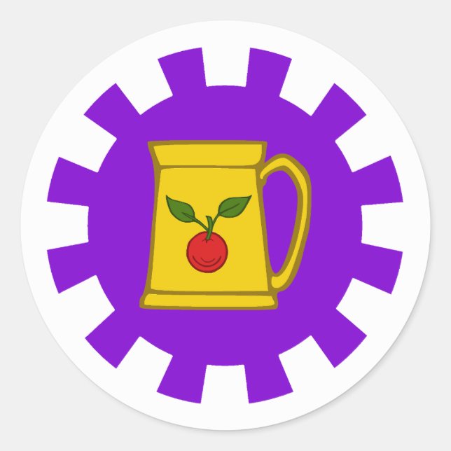 Adesivo Redondo Stronghold de Greyfells Populace Crachá (Frente)