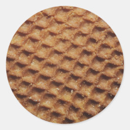 Adesivo Redondo Stroopwafels