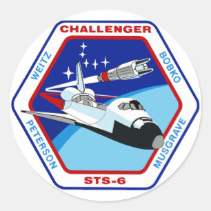 Adesivo Redondo STS 6: Desafiador OV-99