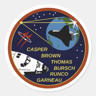 ADESIVO REDONDO STS-77
