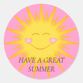 Adesivo Redondo Student Stickers Welcome Back Good Job Happy Sun