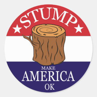 Adesivo Redondo Stump Sticker