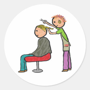 Adesivo Redondo Stylist para o cabelo