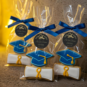 Adesivo Redondo Sua Garota Brilhante Formando Graduação Amarela de