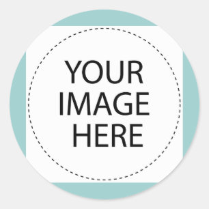 Adesivo Redondo Sua imagem aqui mãe ganha modelo