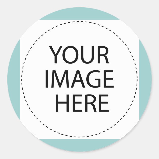 Adesivo Redondo Sua imagem aqui mãe ganha modelo (Frente)