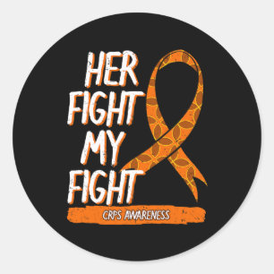 Adesivo Redondo Sua Luta Contra Minha Consciência CRPS Sensibiliza