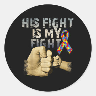 Adesivo Redondo Sua Luta É A Minha Luta Contra A Consciência Do Au