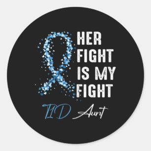 Adesivo Redondo Sua Luta É Minha Luta Da Tia T1d Tipo 1 Diabetes A
