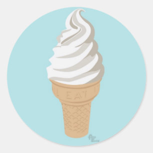 Adesivo Redondo Suave Sticker