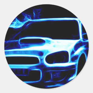 Adesivo Redondo Subaru Impreza