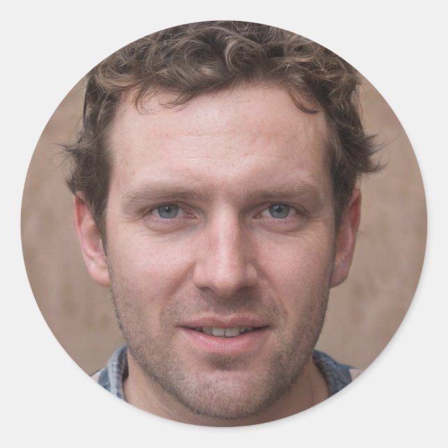 Adesivo Redondo Subir acima (Frente)