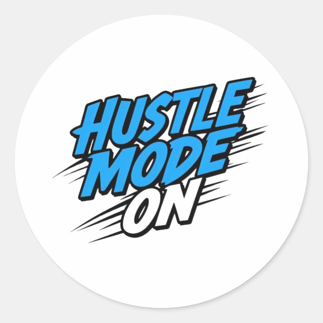 Adesivo Redondo Sucesso e ambição do empresário (Frente)