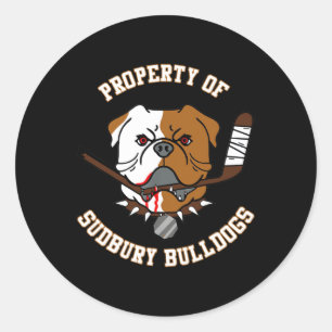 Adesivo Redondo Sudbury Bulldog