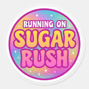 Adesivo Redondo Sugar Rush