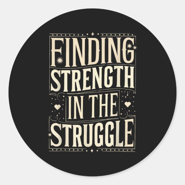 Adesivo Redondo Suicide Awareness Depression Anxiety Mental Health (Frente)