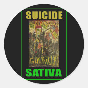 ADESIVO REDONDO SUICÍDIO SATIVA
