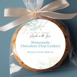 Adesivo Redondo Summer Botanical Farmers Market Bakery Product