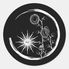 Adesivo Redondo Summer Crest