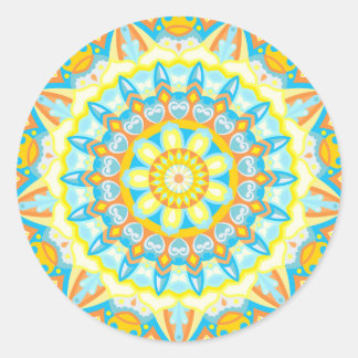 Adesivo Redondo Summer Mandala