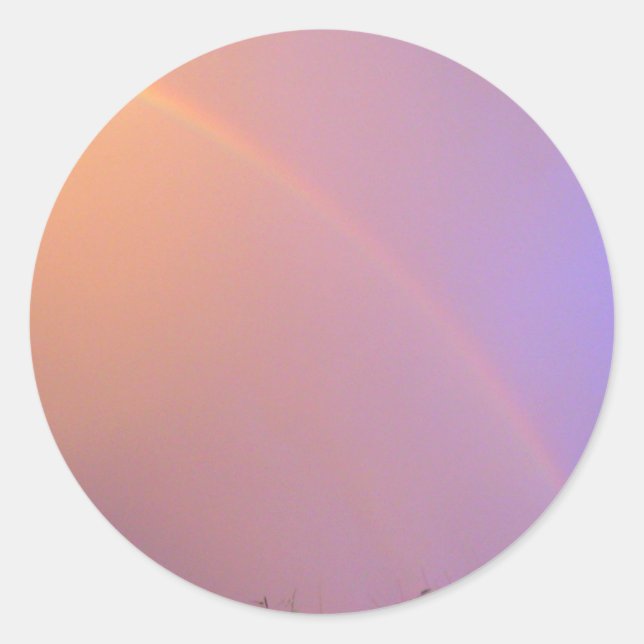 Adesivo Redondo Summer Rainbow (Frente)