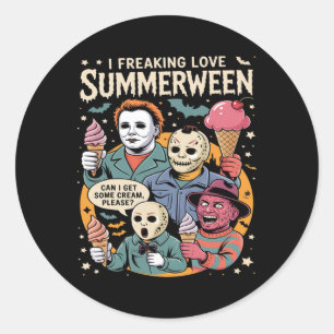 Adesivo Redondo Summerwin Spooky Summer Summerbetween Party Hallow