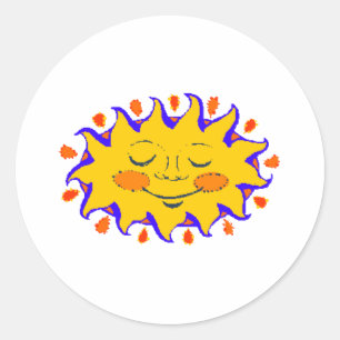 Adesivo Redondo Sun