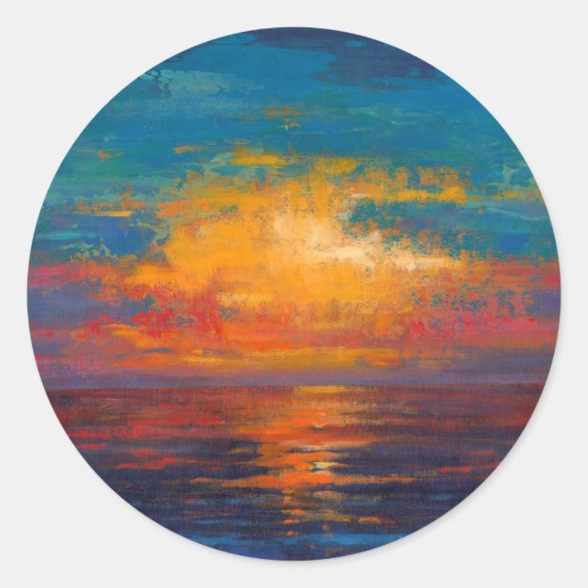 Adesivo Redondo Sun Down II (Frente)