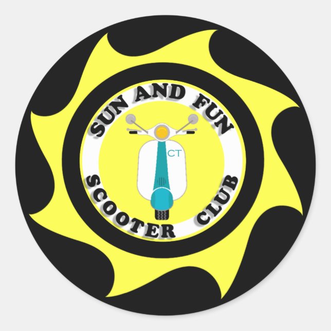 ADESIVO REDONDO SUN E FUN STICKER (Frente)