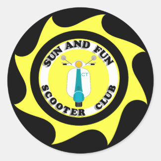 ADESIVO REDONDO SUN E FUN STICKER