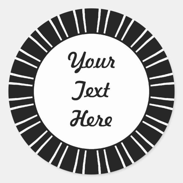 Adesivo Redondo SunBurst 03 (Frente)