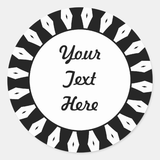 Adesivo Redondo SunBurst 04 (Frente)