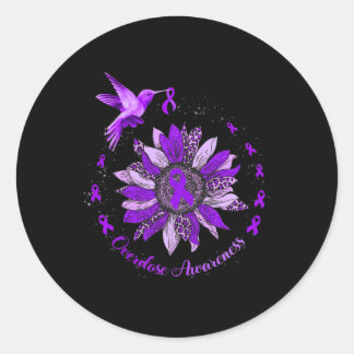 Adesivo Redondo Sunflower Hummingbird Puro Fita Sobredosagem Warri