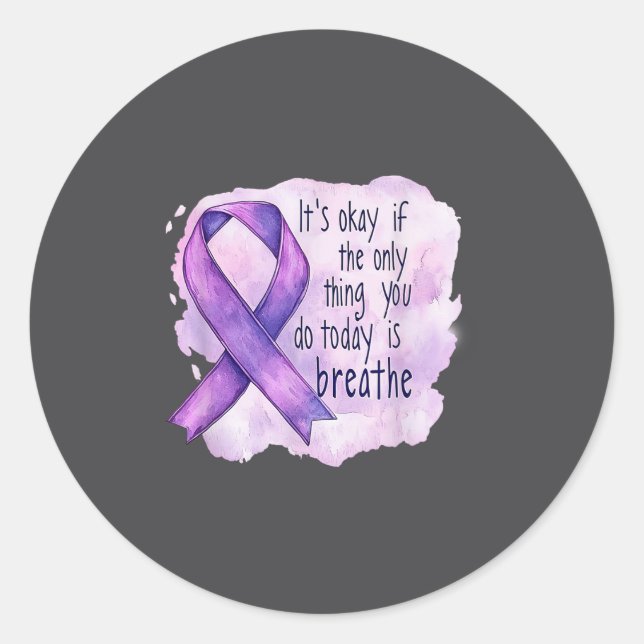 Adesivo Redondo Sunflower Suicide Awareness  (Frente)