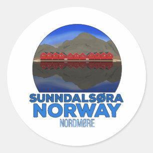 Adesivo Redondo Sunndalsøra Nordmøre Noruega