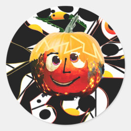 ADESIVO REDONDO SUNS! RAIO DE SOL! :) SPOOKY HALOWEEN PUMPKIN SUN