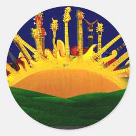 ADESIVO REDONDO SUNSET ELÉTRICO!