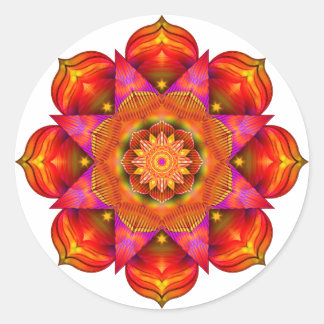 Adesivo Redondo Sunshine Mandala