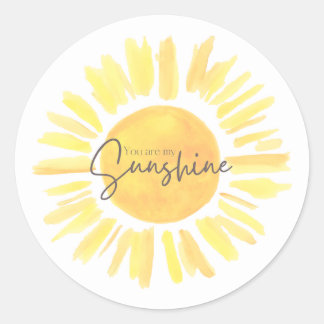 Adesivo Redondo Sunshine Sticker