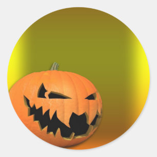 Adesivo Redondo Sunspot Jack o Lanterna Halloween